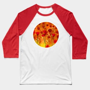 Poppy Field Baseball T-Shirt